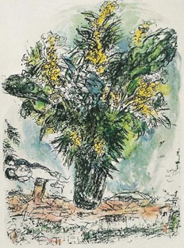 ミモザのリトグラフ 現代マルク・シャガール Oil Paintings